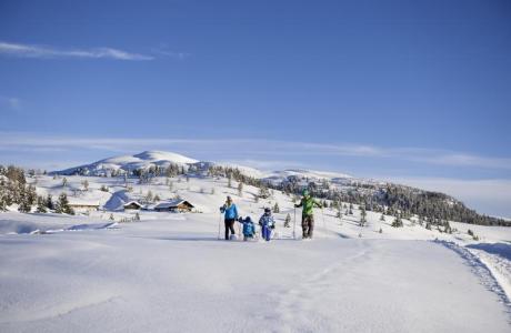 Snow-shoe hiking in South Tyrol