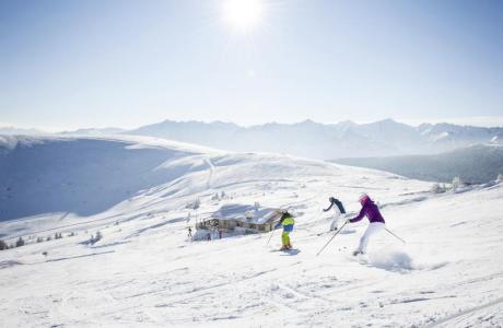 Skifahren Familie Pustertal